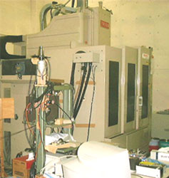 A machining center in our laboratory