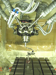 A parallel kinematics machine tool